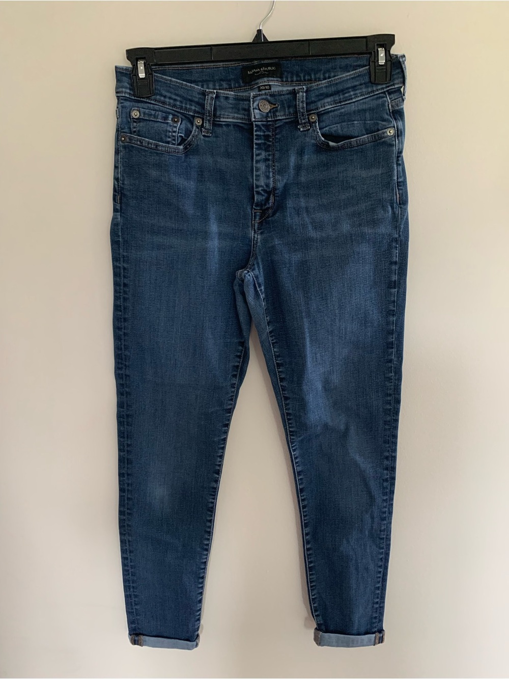 Banana Republic High-Rise Dark Blue Women's Jeans